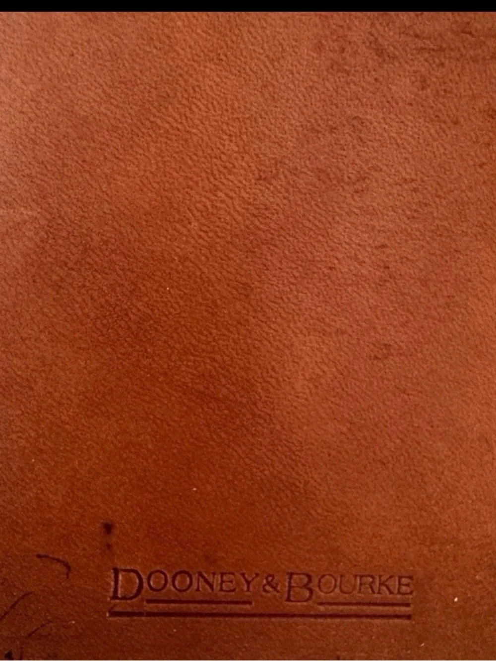 Dooney & Bourke Brown Signature Continental Wallet with Leather Trim